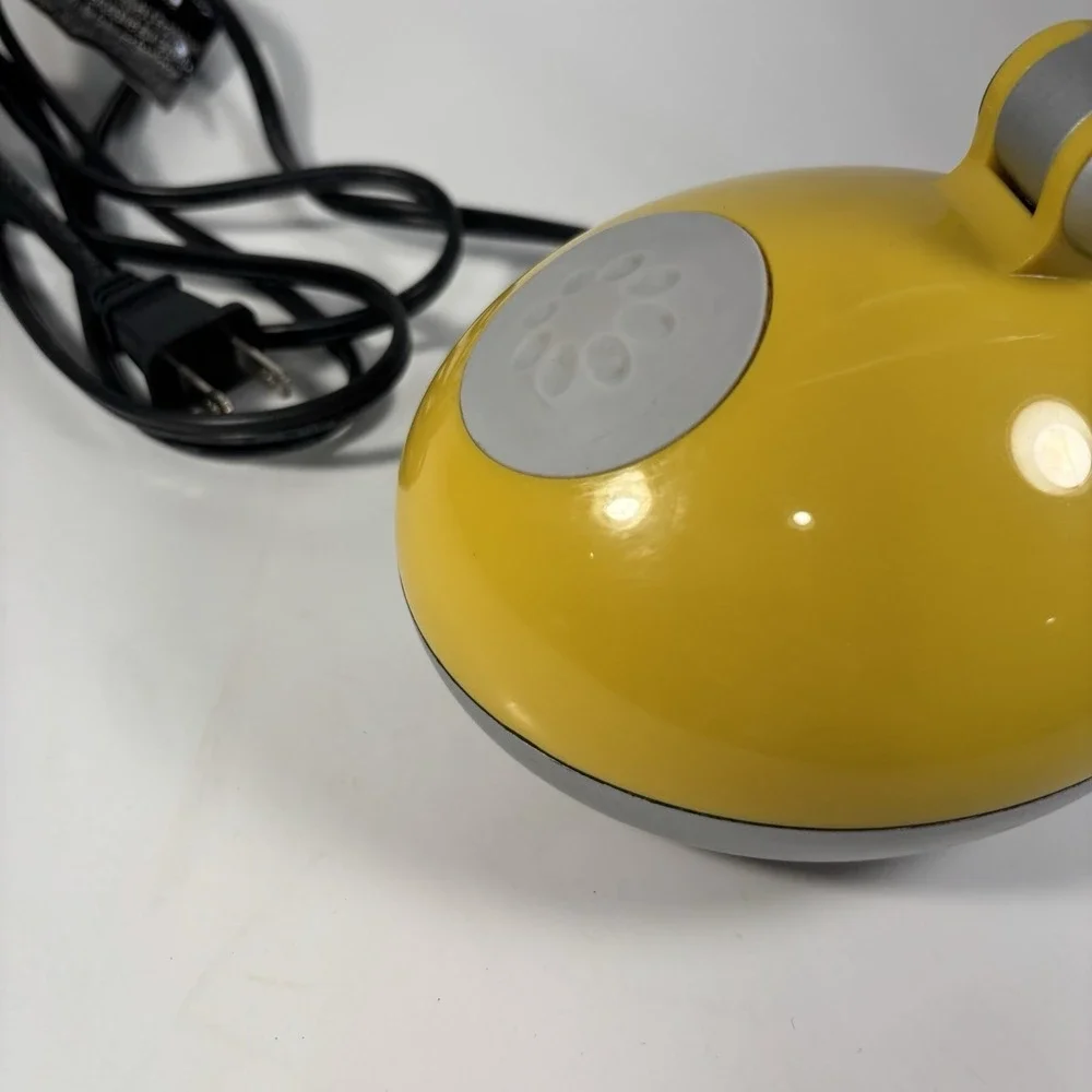 Vintage Yellow Silver Grey Desk Lamp Futuristic UV Filter 001 Space Age